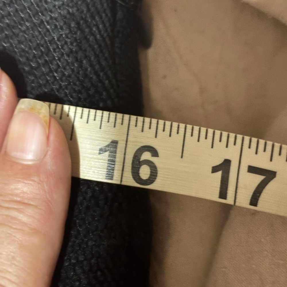 Simon Chang Vintage Black A-Line Skirt size 6 designer denim look🛍bundle sale🛍 - Picture 11 of 11